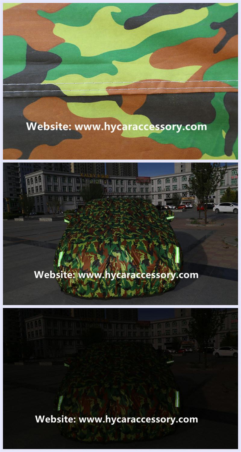 Wholesale Manful Shrink Camouflage Waterproof Sunshade Folding Auto Car Cover