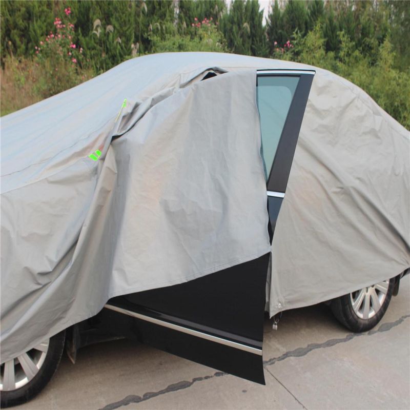 Waterproof UV-Anit Grey Color PEVA&Ppcotton Material 2-Layer Auto Covers