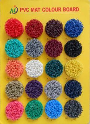 Colorful Anti-Slip Rubber Sheet, PVC Coil Mat with Foam Backing