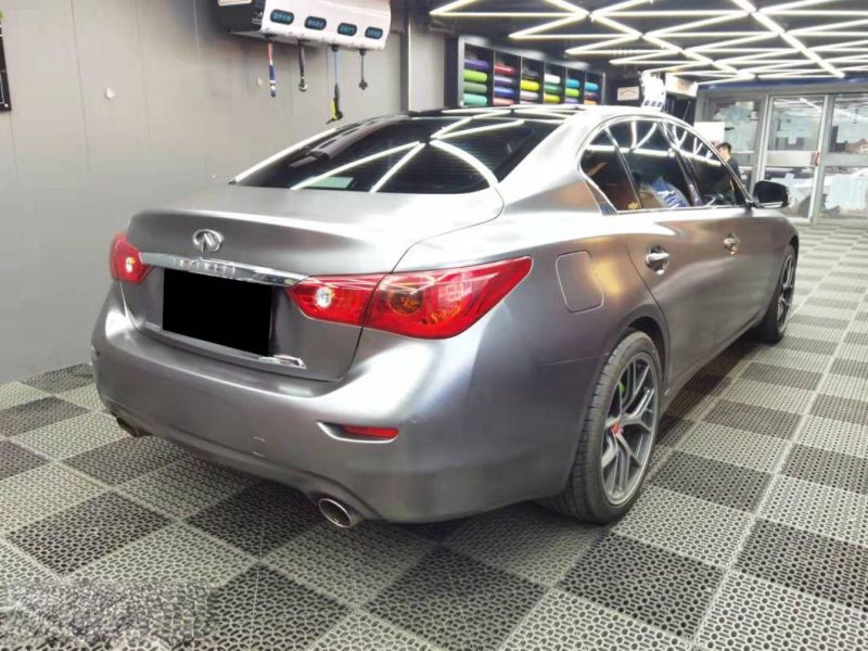 Pearl Metallic Grey Vinyl Paint Protection Films Wrap Car