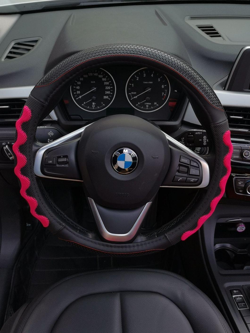 Hand Sewn OEM High Quality Fur Steering Wheel Cover