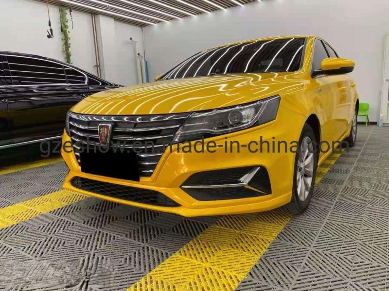 Glossy Metallic Maple Yellow Vinyl Wrap Car Wrap Vinyl Film