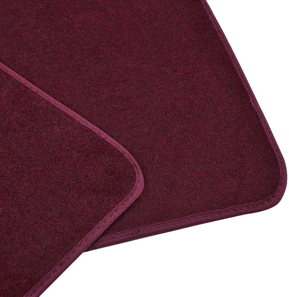 Car Accessory Carpet Floor Mats Red