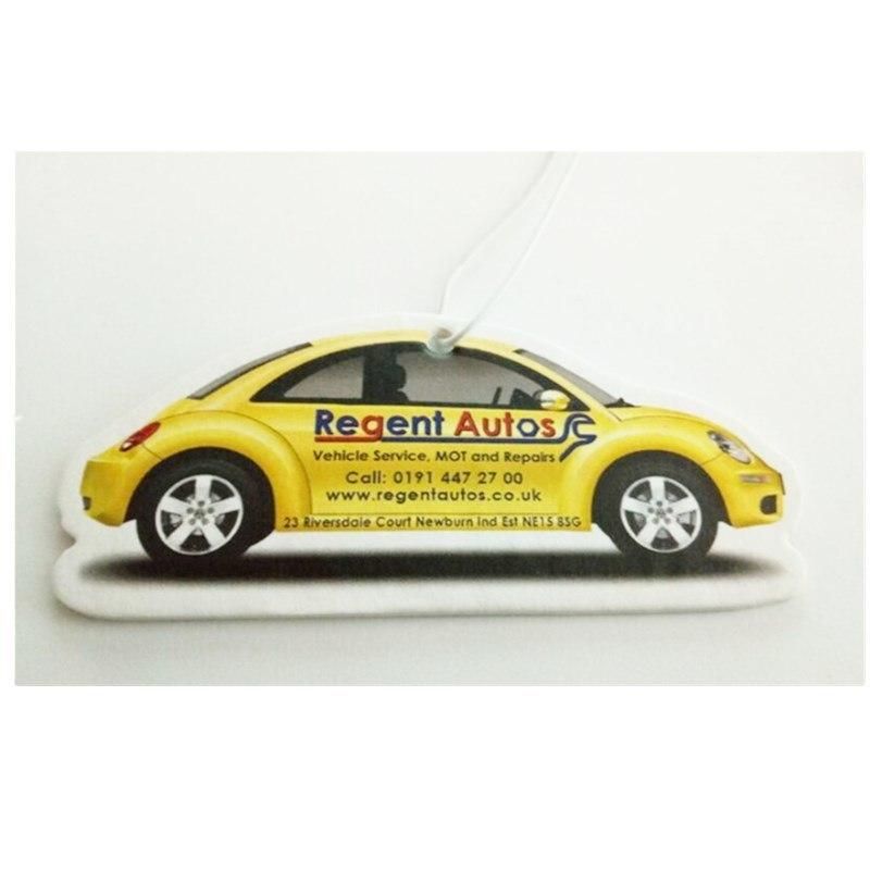 Wholesale Paper Car Air Freshener with Custom Shape