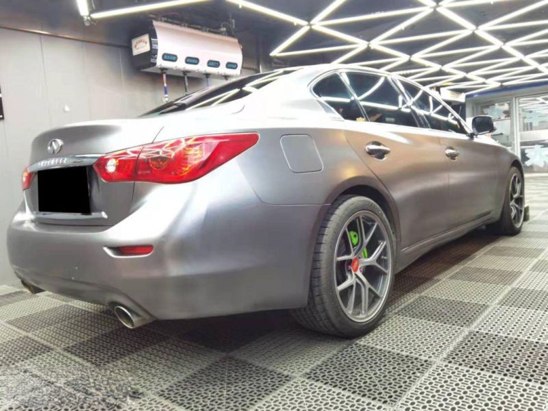 Pearl Metallic Grey Vinyl Paint Protection Films Wrap Car