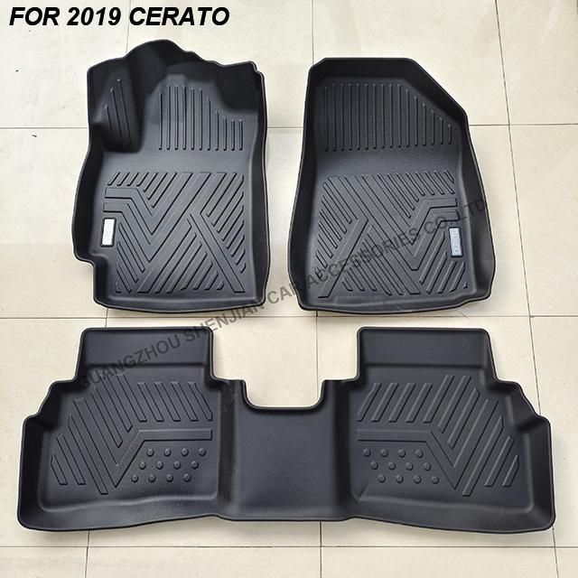 Luxury Full Set of Environmentally Friendly Anti-Skid Car Mattings For 2019 Cerato