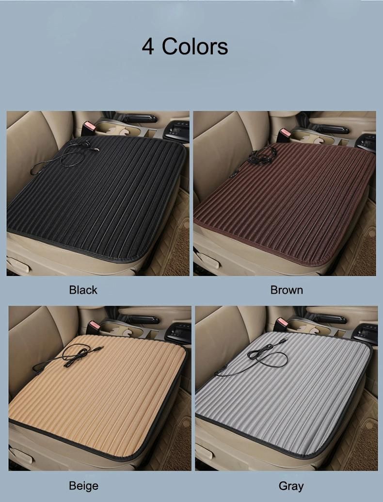 Car Heating Pad Warm Cushion Universal Office Nonslip Seat Mat