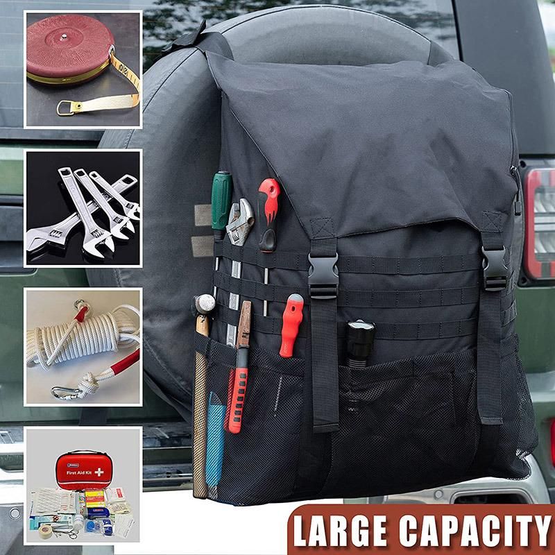 Outdoor Spare Tire Backpack 4WD Rubbish Spare Tyre Gear Bag