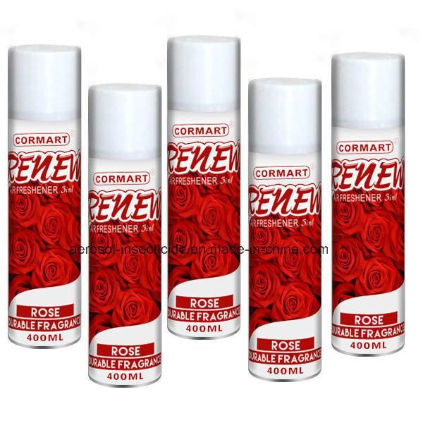 Refresh Rose Fragrance Clean Toilet Aerosol Air Freshener Spray