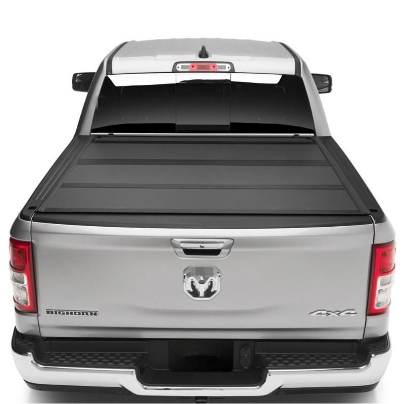 Low Profile Truck Bed Cover Hard Folding Tonneau Cover Fit for Dodge RAM 1500 09-19 5.7FT Bed