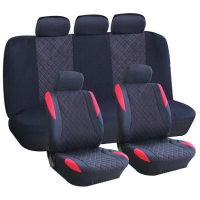 9PCS/Set Classic Car Seat Covers Single Mesh Quilting Well-Fit Car Seat Covers