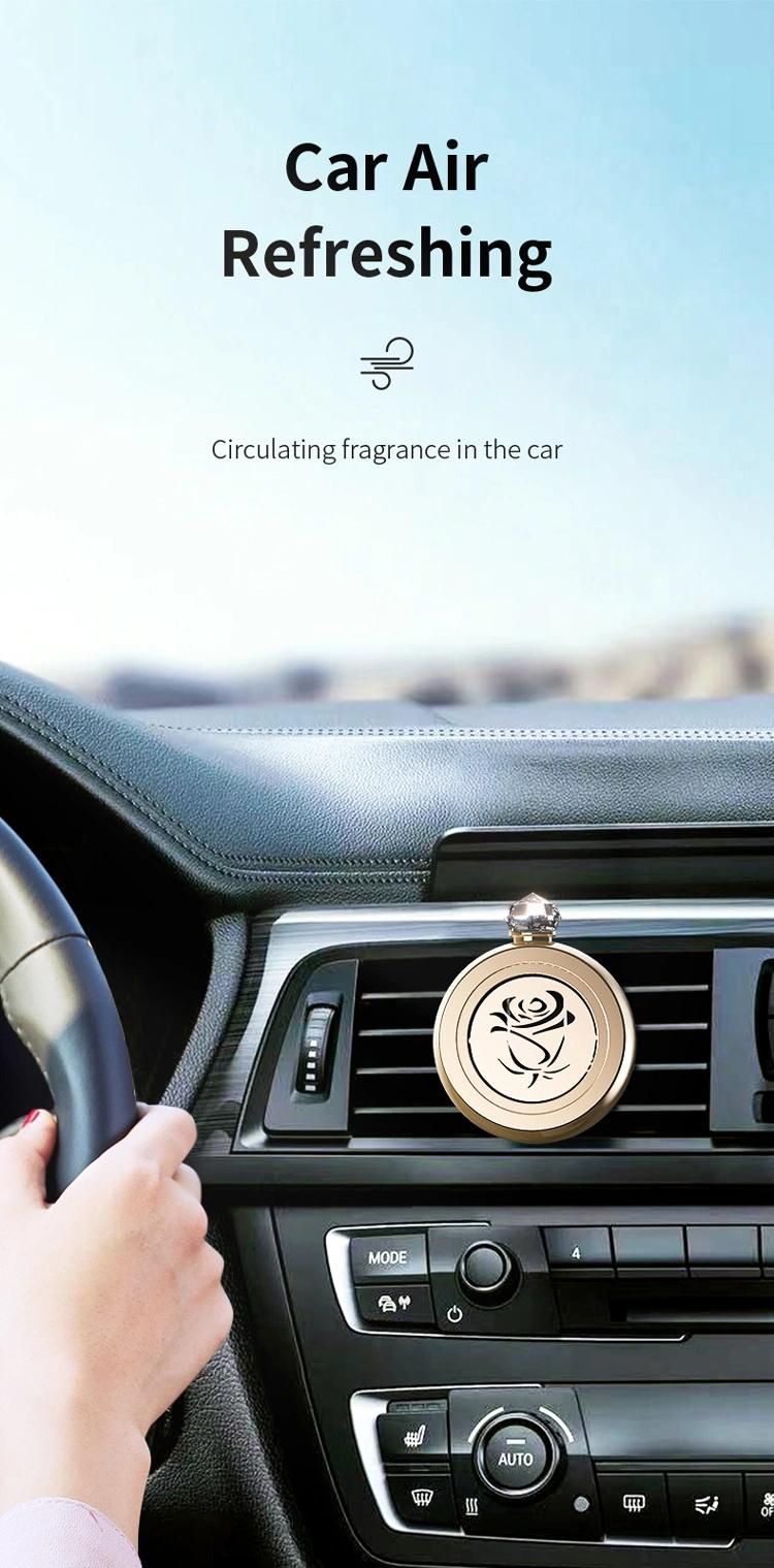 Scenta Custom Logo Luxury Mini Car Fragrance Diffuser Air Freshener Dispenser Eco Friendly Vent Clip Car Air Freshener Device