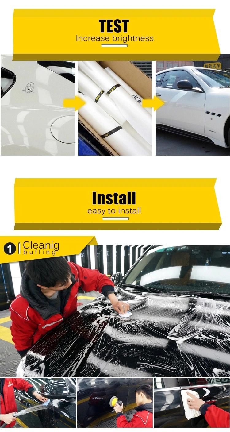 1.52X15m High Tph Auto-Repaired Anti Scratch Ppf Car Body Clear Auto Bra Paint Protection Film