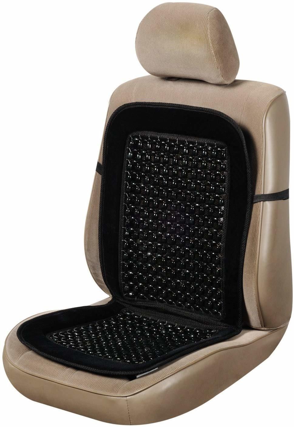 Car Accessory Black Beads Massage Cool Seat Cushion