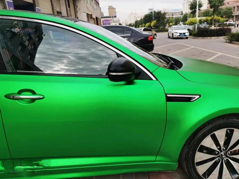 Car Color Changing Film Full Body Satin Ice Green Car Sticker