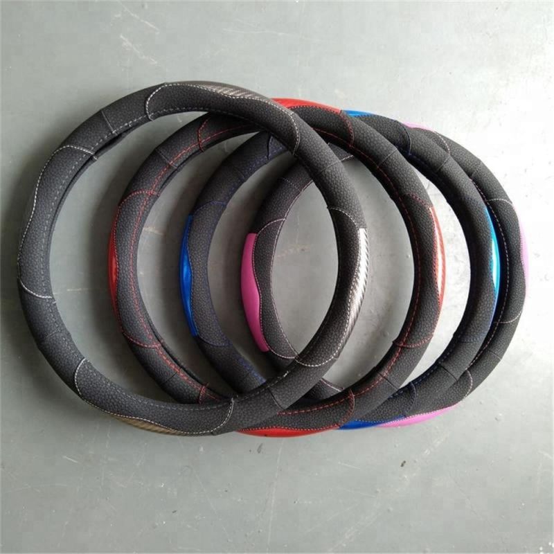 Custom Durable Leather Automobile Car Steering Wheel Cover