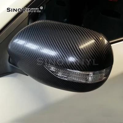 SINOVINYL 3D 4D Matte Carbon Fiber Wrap Rusting Vinyl Film Self Adhesive PVC Decal Film Cover