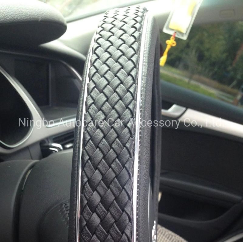 Car Steering Wheel Cover Car Accessories Car Decoration Auto Spare Part Leather Car Steering Wheel Cover