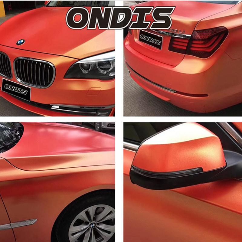 Matte Diamond Bling Color Changing Auto Vinyl Film