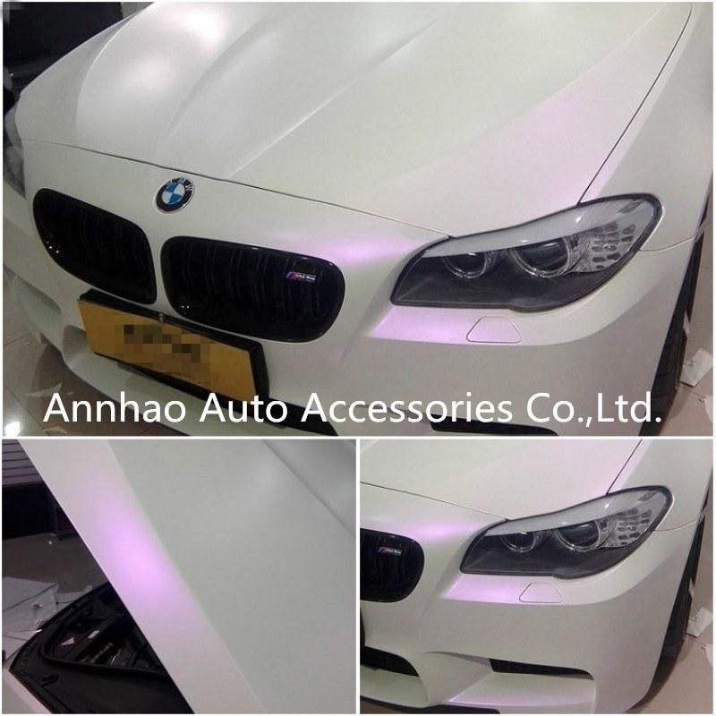 Exterior Accessories Car Body Film Roll Matte White Chameleon Car Wrap Vinyl Film