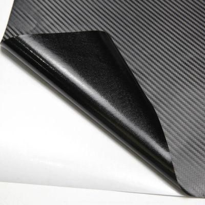 Black Car Body 3D Carbon Fiber Wrapping Vinyl Film Car Decoration Stickers