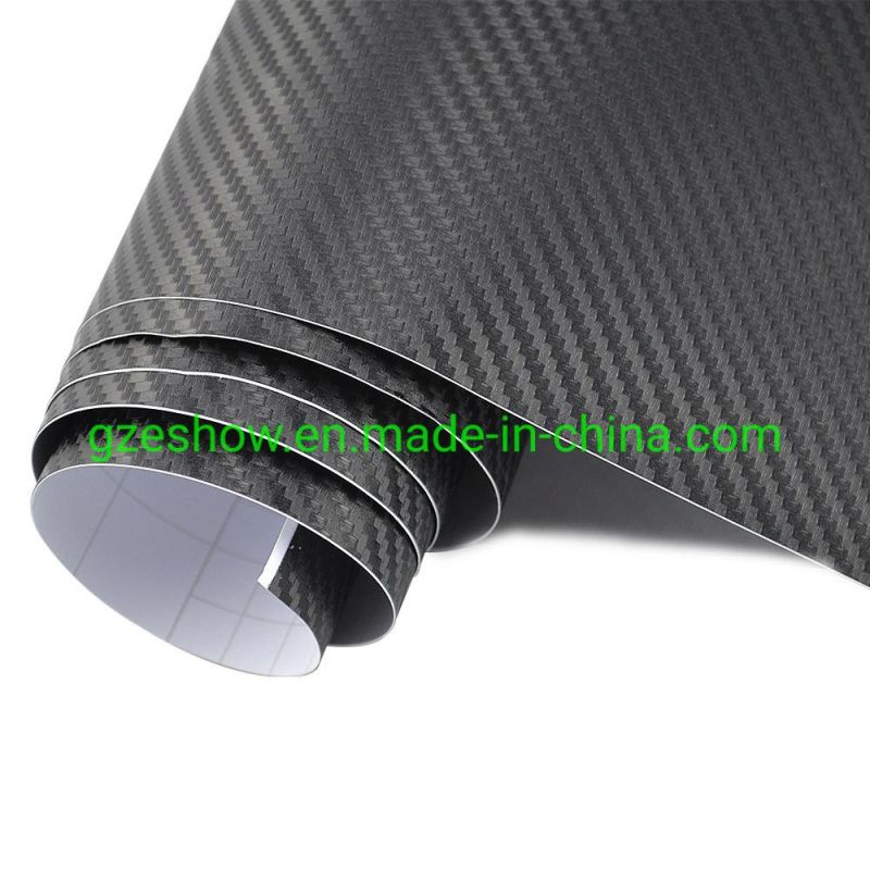 3D Carbon Fiber Black Color Car Decoration Film