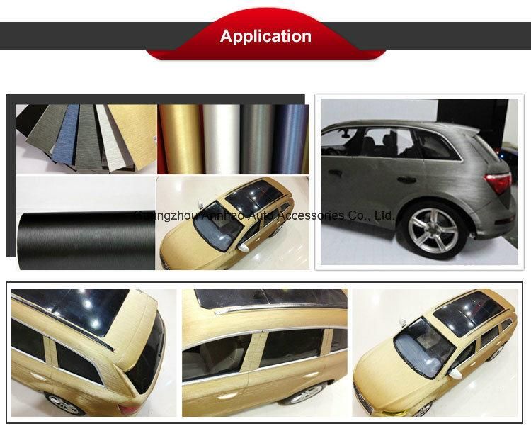 Market Price Metal Brushed Car Wrap Self Adhesive Vinyl