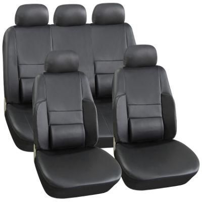 9-Pieces Full Set PVC Leather Car Seat Covers