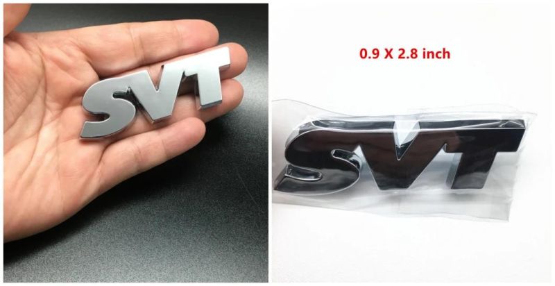 Gt Svt Ford Bronco Mustang Emblem Fender Badge Decal Sticker Logo Car Accessories Car Parts Decoration ABS Plastic