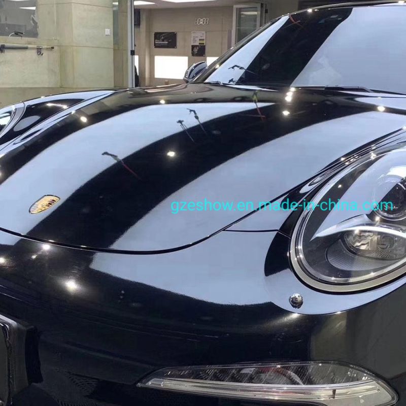 Air Bubble Free Super Glossy Black Car Wrap Film