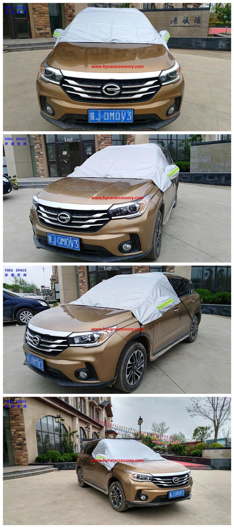 Wholesale Silver Sunproof Sedan SUV Front Windshield Half Car Awning