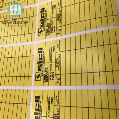 Custom Logo Printed Waterproof Products Security Warning Label Sticker Custom Waterproof Warning Sticker