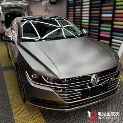 Factory Price 1.52X18m Air Bubble Free Satin Metallic Glossy Car Decoration Wrap Car Wrap Vinyl for Car Body Decoration