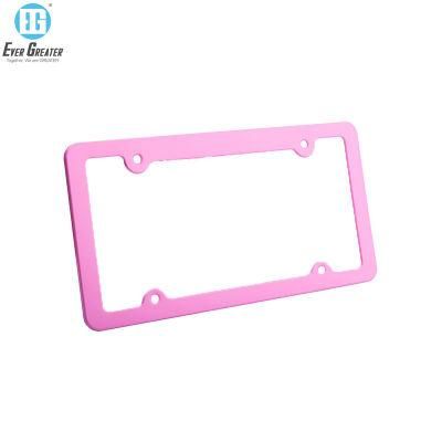 New Customized Car Number Metal License Plate Plastic Frame