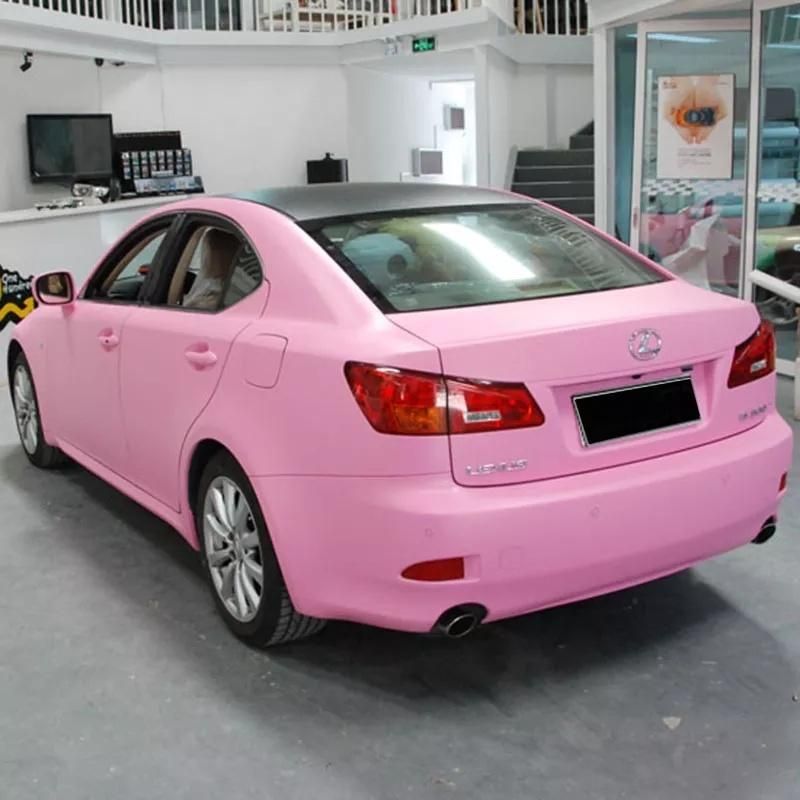 Car Styling Wrap Matte Pink Car Vinyl Film Body Sticker
