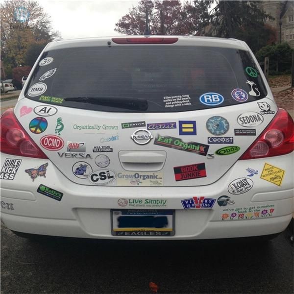 UV Resistant Die Cut Car Vinyl Sticker for Car Advertising