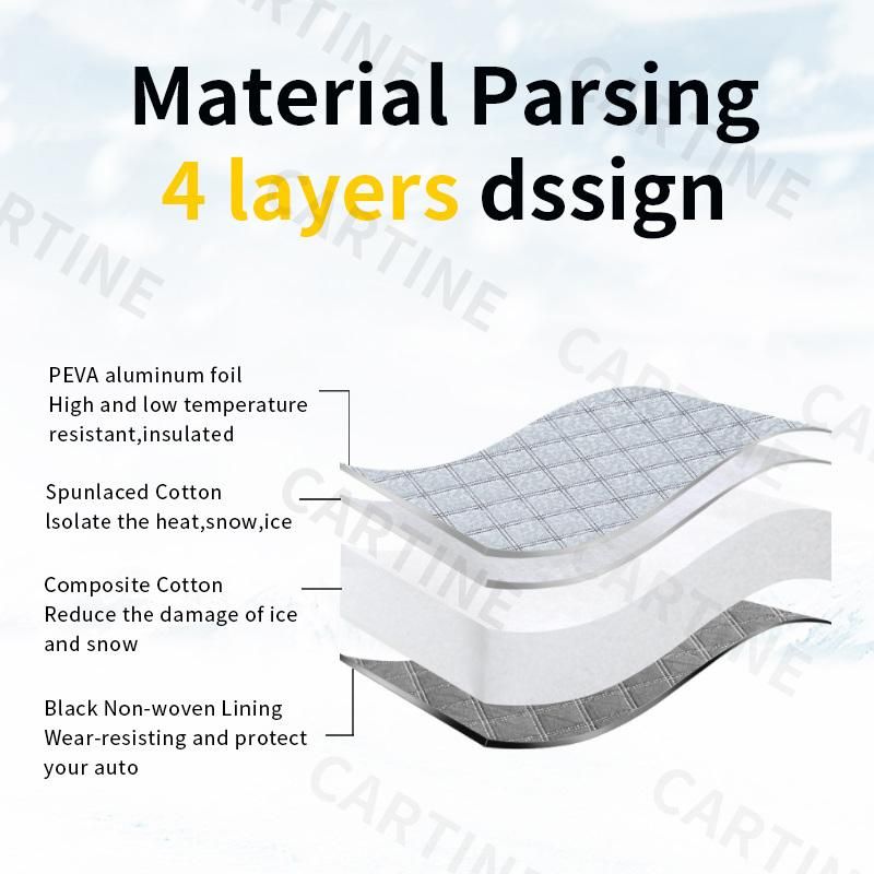 High Market Strong Sunscreen Insulation Foldable Magnetic Car Window Shade Sunshade
