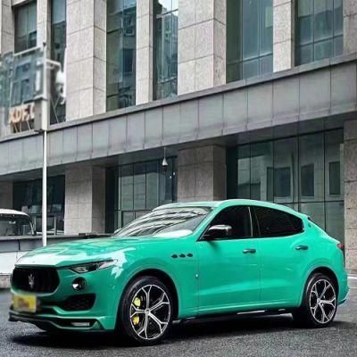 Tsautop 1.52*18m Retro Green Gloss Original Paint Car Vinyl Wrap Motorcycle