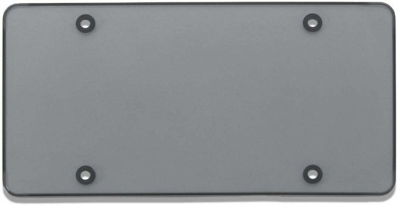 Car Accessories Unbreakable Gray Flat License Plate Cover