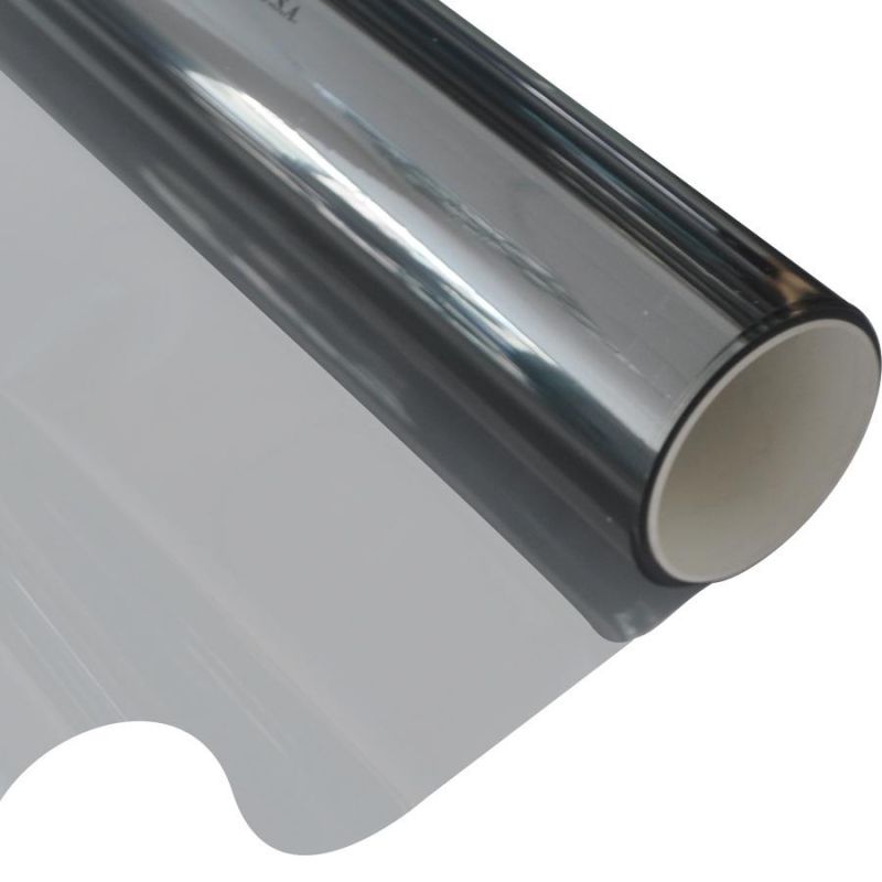 5% Charcoal Reflective Metallic Car Solar Window Glass Tint Film