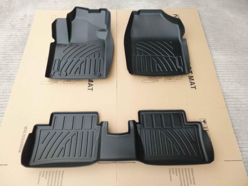 Black Color Good Quality Tpo Car Mat for KIA Picanto 2012~on