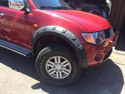 Black Injection Wheel Fender for Mitsubishi Triton 2019-on