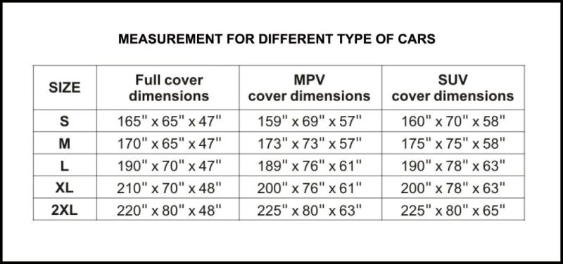 PVC Car Cover