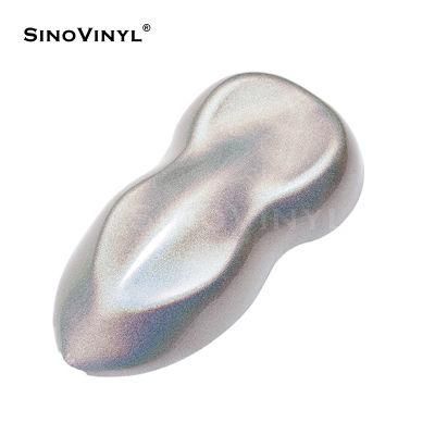 SINOVINYL Removable Vinyl Iridescence Laser 1.52x18m/5x59FT Car Wrapping Vinyl