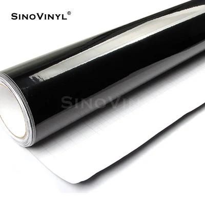 SINOVINYL Factory Direct Supply Car Roof High Glossy Black Sunroof Sticker Vinyl Wrapping Film