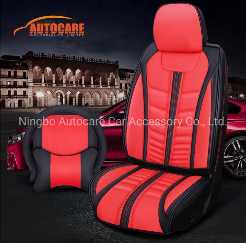 Hot Fashion Car Accessory Full Covered Car Seat Cover PVC Leather Car Seat Cushion Car Decoration Auto Spare Part