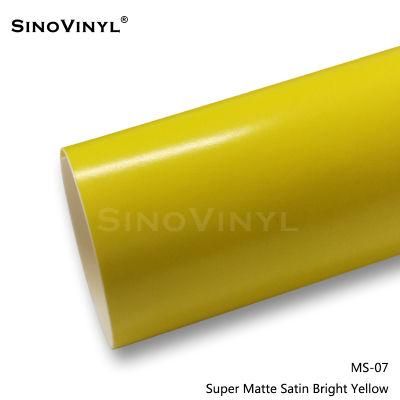 SINOVINYL PVC Material Film Free Sample Waterproof Full Car Body Stickers Super Matte Car Film For Auto Wrap Vinyl