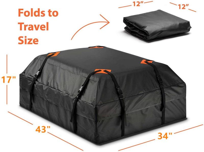 Hot Sellers 15 Cubic Feet Car Rooftop Bag Cargo Carrier