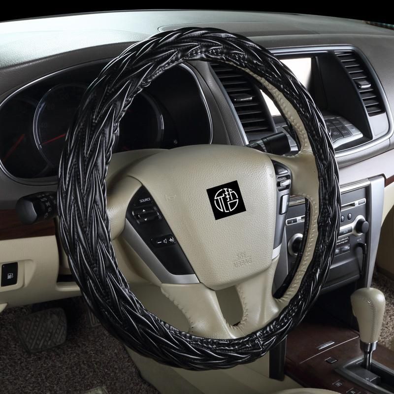 Factory PU Leather Universal Fashion Car Steering Wheel Cover