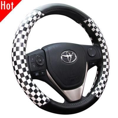 Lovely Sport Funny Bus Truck and Car Universal PU PVC Steering Wheel Cover 80474